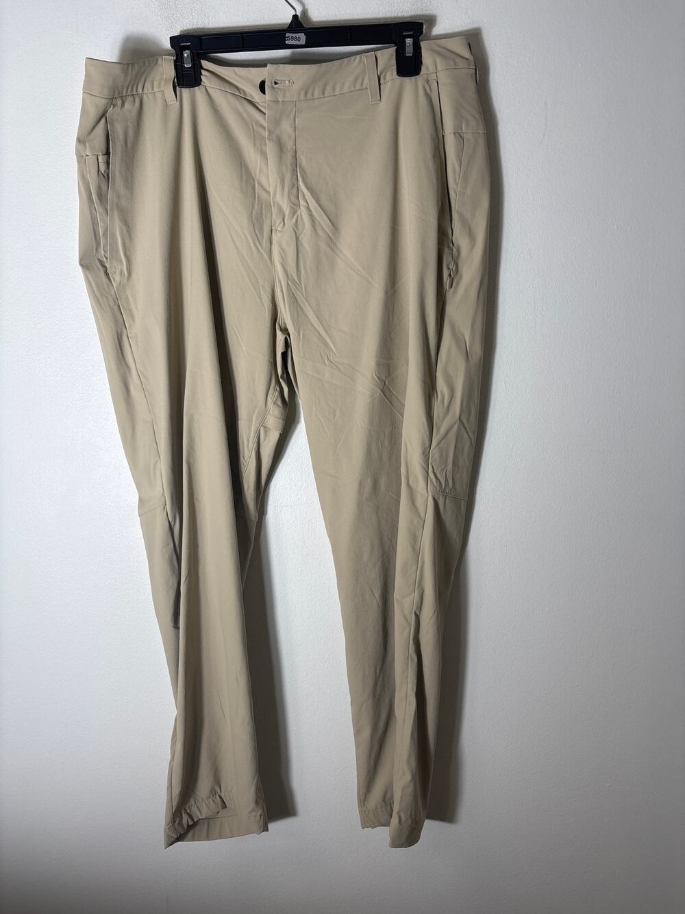 Men's Lululemon Beige Performance Style Pants Sz 38